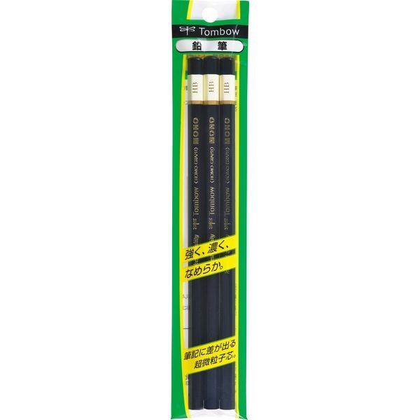 トンボ鉛筆 鉛筆モノ HB 3Pパック ASA-391 5個（直送品）