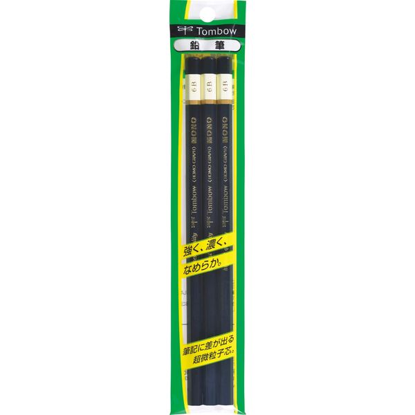 トンボ鉛筆 鉛筆モノ 6B 3Pパック ASA-399 5個（直送品）