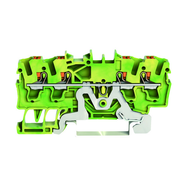 ワゴジャパン WAGO プッシュボタン操作タイプ スプリング式中継端子台2202シリーズ4線式用 2202-1407-PK 1個（直送品）