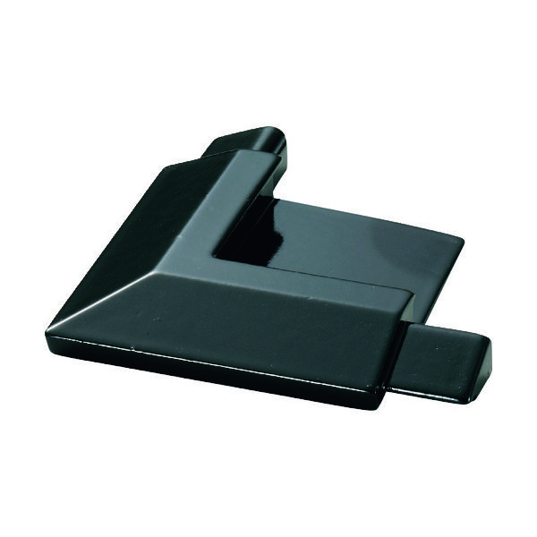 ASSIST 床金物20ー410LBLディバイドエッジコーナー ブラック 出隅 38.5×38.5mm 20-410LBL51 1個（直送品）
