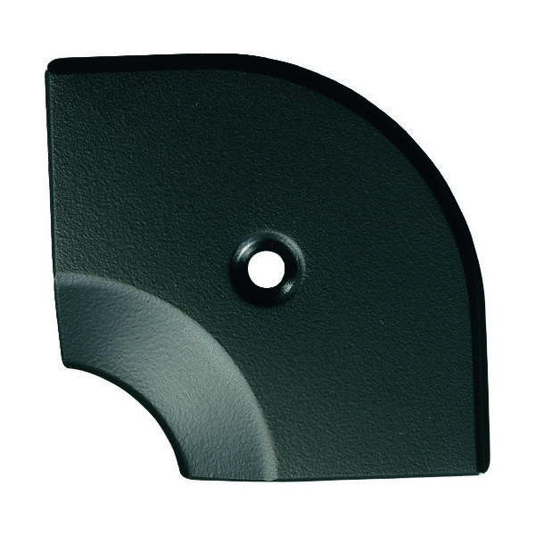 アシスト ASSIST 床金物20ー112LBLヘの字押えコーナー アルミブラック 入隅 53×53mm 20-112LBL52 1個（直送品）