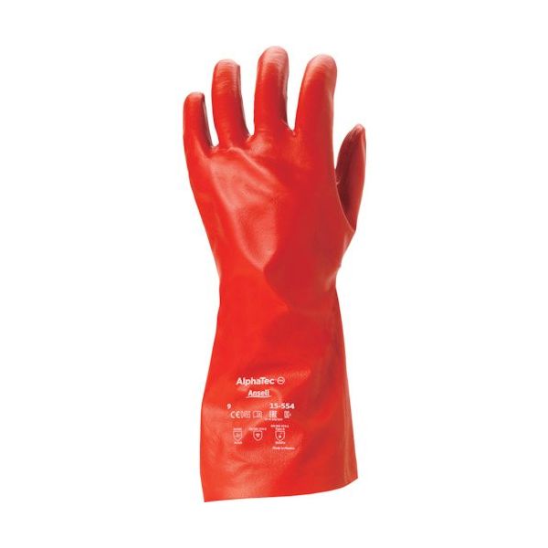 アンセル・ヘルスケア・ジャパン Ansell 耐溶剤作業用手袋 アルファテック 15ー554 XLサイズ 15-554-10 1双（直送品）