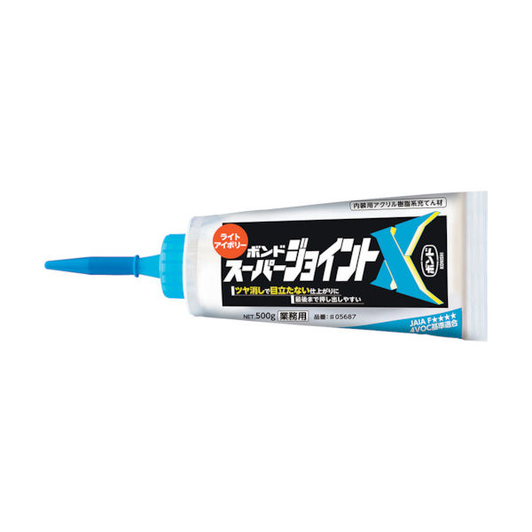 コニシ 建築用シーリング剤 ボンド スーパージョイントX ライトアイボリー 500g 05687 1個 147-6418（直送品）