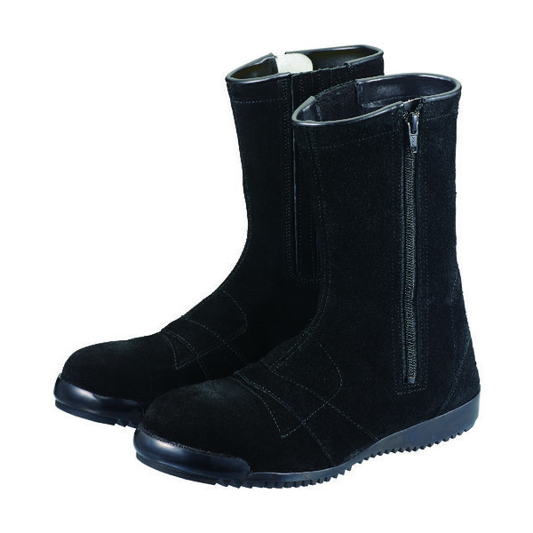 シモン 安全靴 長編上 チャック式 高所作業用 3055黒床 25.0 3055BKT-25.0 1足 161-3215（直送品）