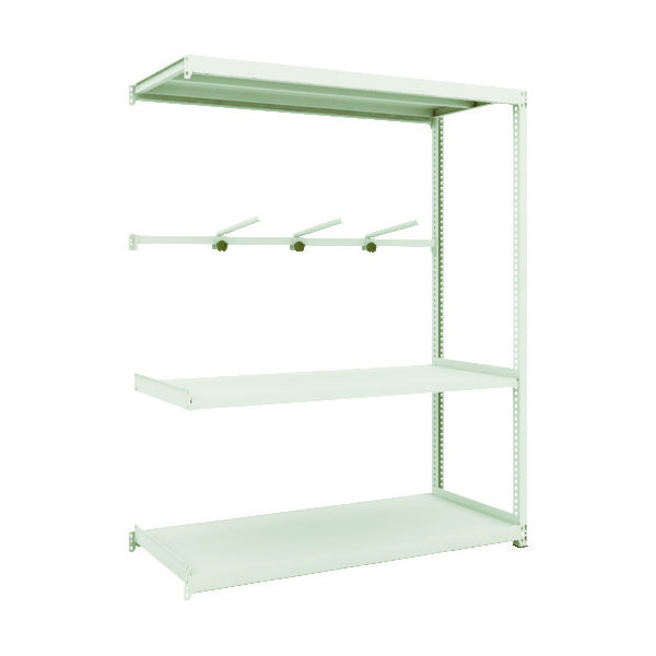 TRUSCO スチールラック M2型軽中量棚 1460X600XH1800 3段 アーム1段 連結 M2-6563-A1B 1台(1個)（直送品）