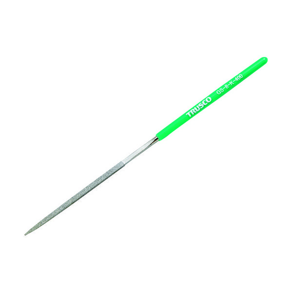トラスコ中山 TRUSCO ダイヤモンドヤスリ 精密用#400 角 1本入 全長180mm(8本組サイズ) GS-8-K-400 1本（直送品）