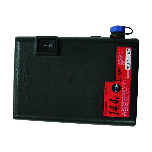ニシガキ工業 ニシガキ 兼用バッテリー14.4v，7a N-902-1 1個 137-2195（直送品）