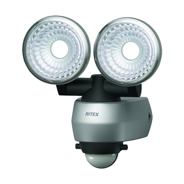 ムサシ ライテックス 7.5W 2灯 LEDセンサーライト LED-AC315 1台 161-0034（直送品）