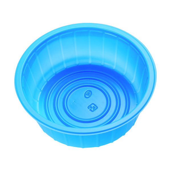 トラスコ中山 TRUSCO PPトレー 丸 青1マス 内寸上面150パイ 底面134パイ PPTCB-134 1袋(10枚)（直送品）