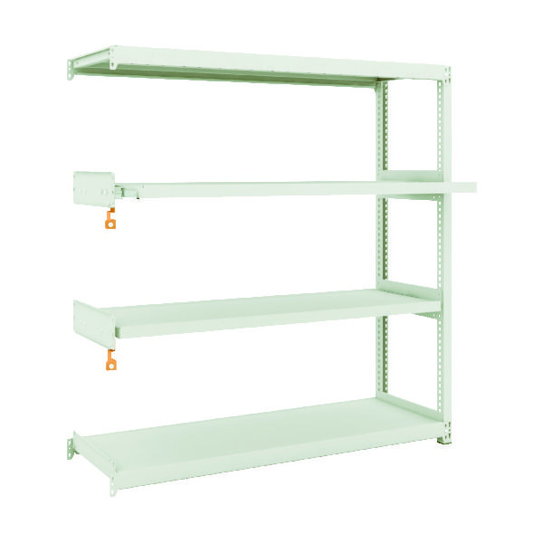 TRUSCO スチールラック M2型軽中量棚 1460×450×H1500 4段うちスライド2段 連結 M2-5542M2B（直送品）