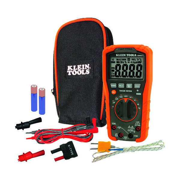 クラインツールズ KLEIN デジタルマルチメーター 1000V MM600A 1台 161-0374（直送品）