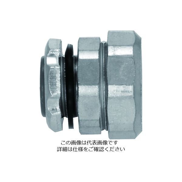 三桂製作所 SANKEI ケイフレックス用 コネクタ ノックアウト接続用 管用平行おねじ付き K2BG28 1個 158-5734（直送品）