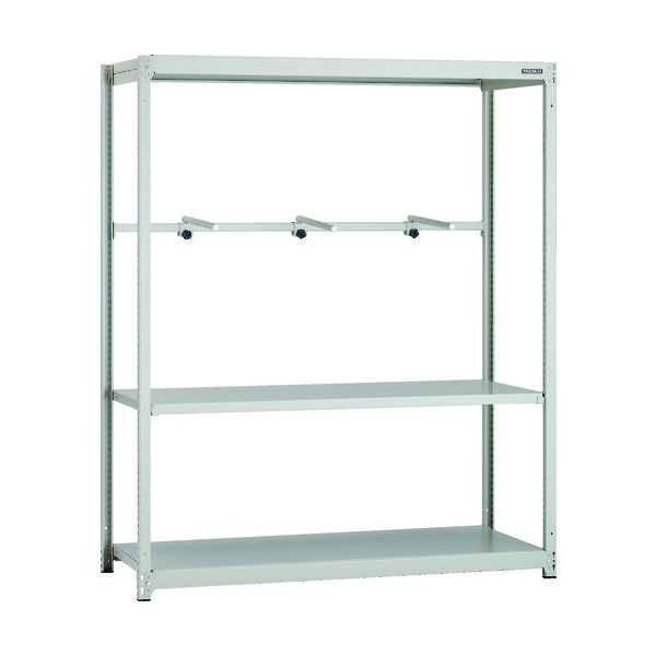 TRUSCO スチールラック M1.5型軽中量棚 860X595X1800 3段 アーム1段 単体 M1.5-6363-A1 1台（直送品）