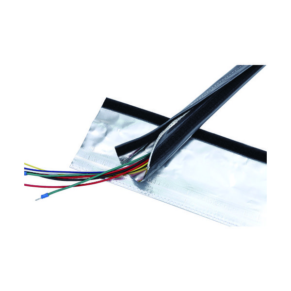 トラスコ中山 TRUSCO 電磁波シールド結束チューブ マジックタイプ 20Φ5m MTF-20-5-R2 1巻 183-2544（直送品）