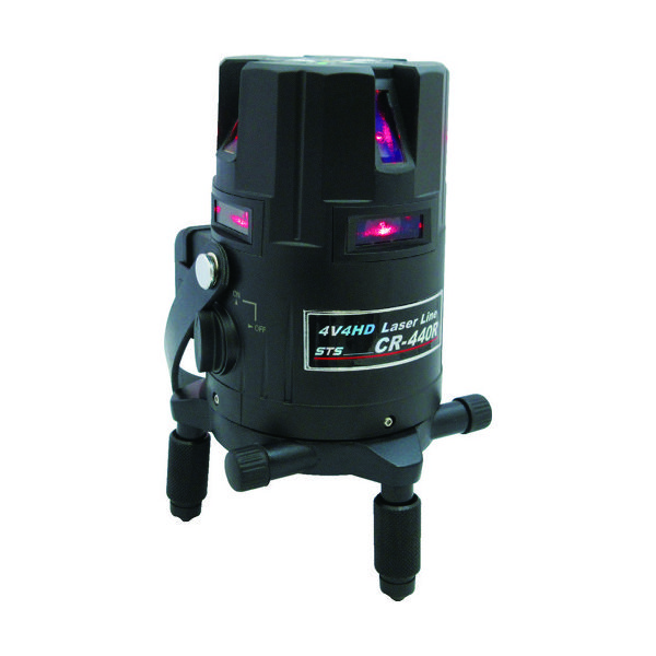 エス・ティ・エス STS 高輝度レーザー墨出器 CRー440R 1台 148-7053（直送品）