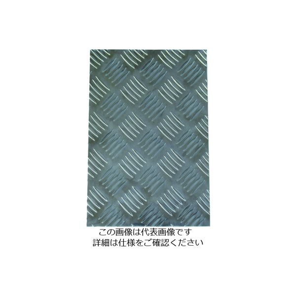 アルインコ アルミ縞板200x300x2.0t CI230N2 1枚 134-9343（直送品）