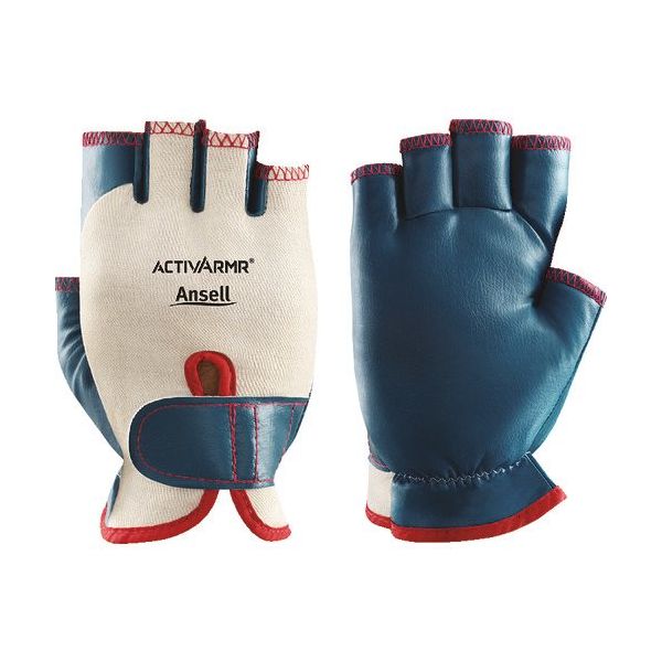 アンセル・ヘルスケア・ジャパン アンセル 防振手袋 アクティブアーマー ハーフフィンガー 07ー111 L 7-111-9 1双（直送品）