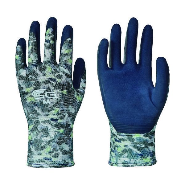 東和コーポレーション トワロン 天然ゴム背抜き手袋 SGーR107 ぼかし柄グレー M SG-R107-M 1双 137-3704（直送品）