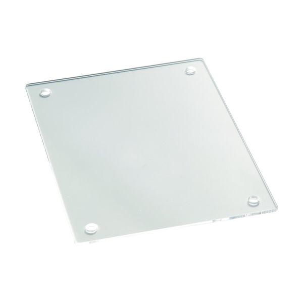 トラスコ中山 TRUSCO アクリルパネル2枚セット 厚さ2.5mm はがきサイズが入る 8mm穴 AP2.5-PC-8 1セット(2枚)（直送品）