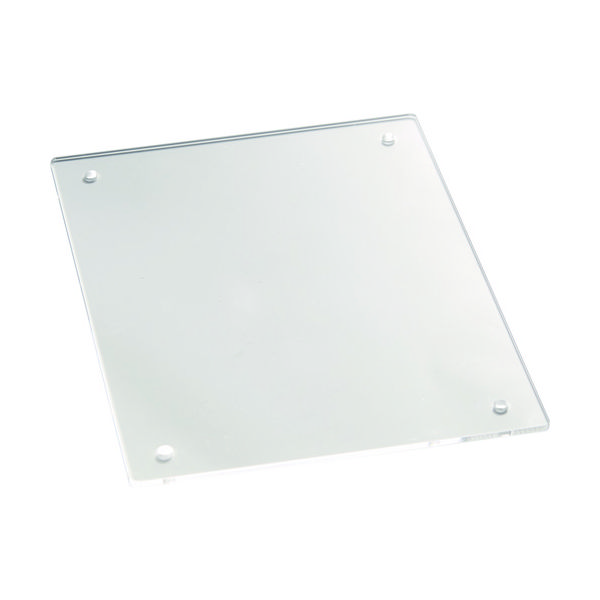 トラスコ中山 TRUSCO アクリルパネル2枚セット 厚さ2.5mm はがきサイズが入る 5mm穴 AP2.5-PC-5 1セット(2枚)（直送品）