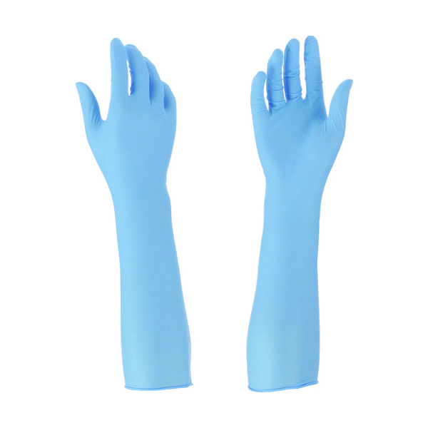 アンセル 耐薬品ニトリルゴム使い捨て手袋 マイクロフレックス 93ー243 Mサイズ (100枚入) 93-243-8 1箱(100枚)（直送品）