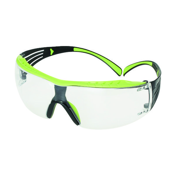 スリーエム ジャパン 3M セキュアフィット 保護めがね クリア SF401XAFーGRN 1個 161-1843（直送品）