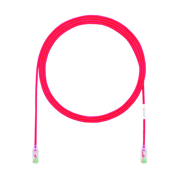 パンドウイットコーポレーション PANDUIT カテゴリ6細径パッチコード 0.5m 赤 UTP28SP0.5MRD 1本 148-7348（直送品）