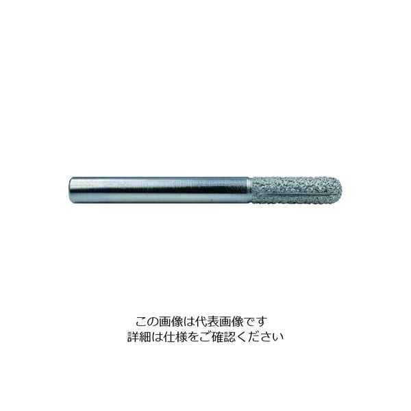トラスコ中山 TRUSCO 焼結ダイヤモンドバー先丸円筒 刃径・シャンク径6mm 60mm PCRM6.0-D427 1本 161-2307（直送品）
