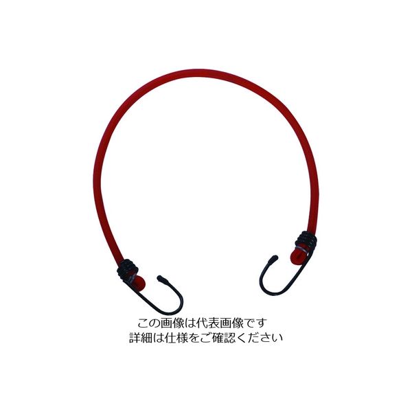 トラスコ中山 TRUSCO バンジーコード8mmx300mm 赤 TBC-830-R 1本 161-2085（直送品）