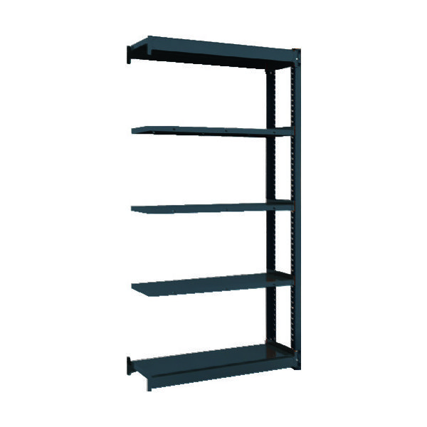 TRUSCO 軽量ボルトレス棚TSUG型 連結タイプ 900X340XH1800 TSUG100-63K-5B-HBK 1台(1個)（直送品）