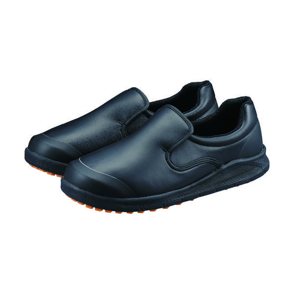 シモン 耐滑・防菌・防カビ 厨房向けスニーカー SC117黒 25.0cm SC117BK-25.0 1足 161-0778（直送品）