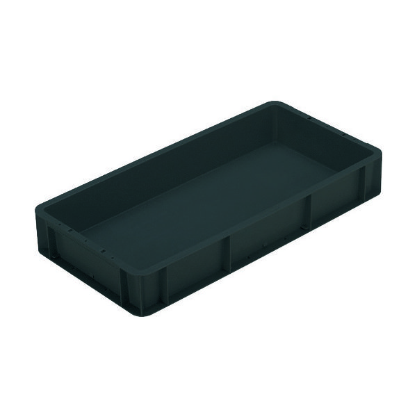 岐阜プラスチック工業 リス 導電性コンテナ 542324 TP型コンテナーTPー361B導電ブラック TPE-361B 1個（直送品）