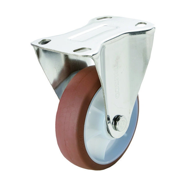 トラスコ中山 TRUSCO キャスター TYSシリーズ オールステンレス 固定 ウレタン φ100 TYSUK-SUS-100 1個（直送品）