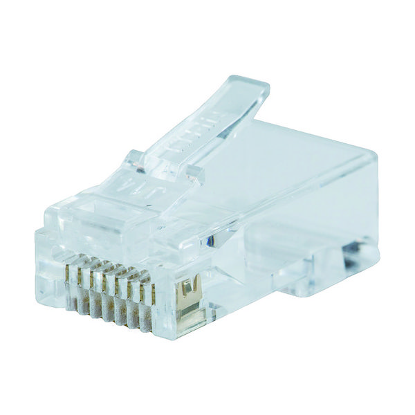 KLEIN PassーThruモジュラープラグ RJ45 CAT5E(10個入り) VDV826728A 1パック(10個)（直送品）