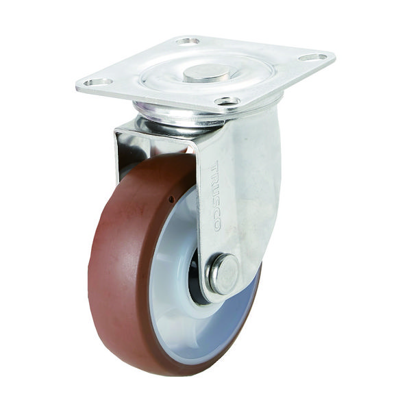 トラスコ中山 TRUSCO キャスター TYSシリーズ オールステンレス 自在 ウレタン φ100 TYSU-SUS-100 1個（直送品）