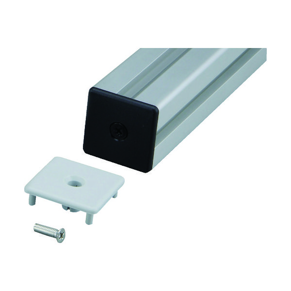 トラスコ中山 TRUSCO TSF40用フレームキャップロックタイプN4040(ブラック) TSFK06LB 1個 161-3569（直送品）