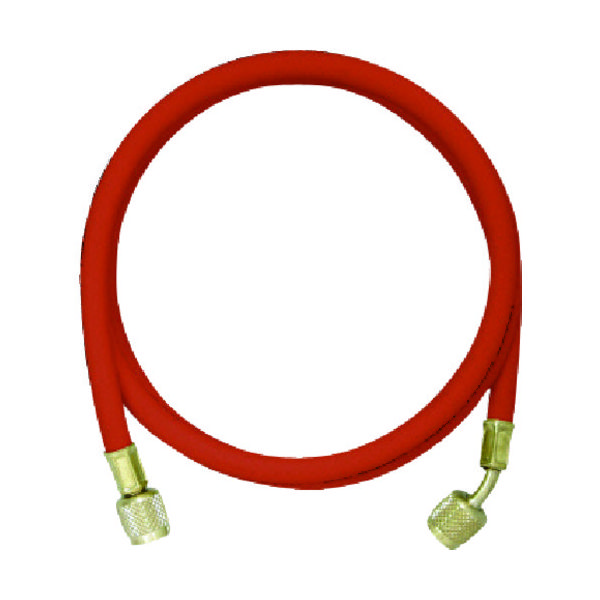 アサダ イエロージャケット R410A用チャージングホースプラス2 152cm 赤 Y21565 1個 852-1130（直送品）