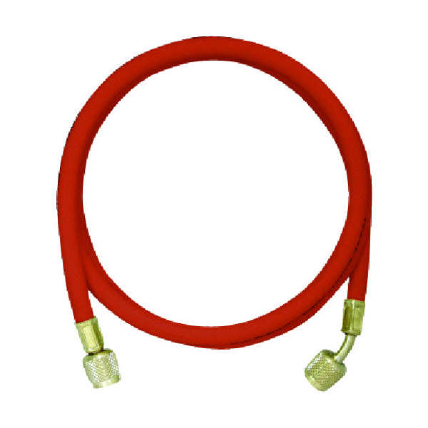 アサダ イエロージャケット 1/4 チャージングホースプラス2 152cm 赤 Y21660 1個 852-1134（直送品）