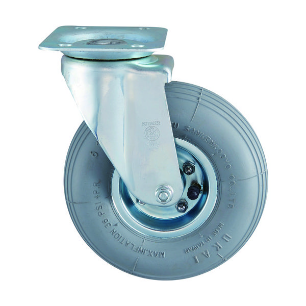 トラスコ中山 TRUSCO カルティオビッグ用 空気タイヤ 自在キャスターφ180 ゴム車 BG-180ARJ 1個 148-6954（直送品）