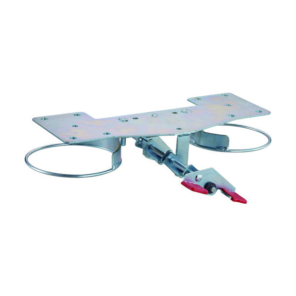 トラスコ中山 TRUSCO プレス製台車 ドンキーカート用リング式ストッパー 自在2輪用 400JRS 1台 125-8864（直送品）