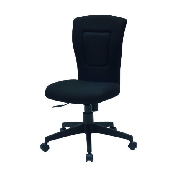 ナカバヤシ サポートクッションチェア/ブラック RZC-606BK 1台(1脚) 149-4762（直送品）