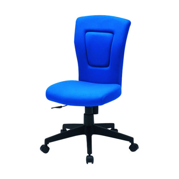 ナカバヤシ サポートクッションチェア/ブルー RZC-606BL 1台(1脚) 149-4763（直送品）