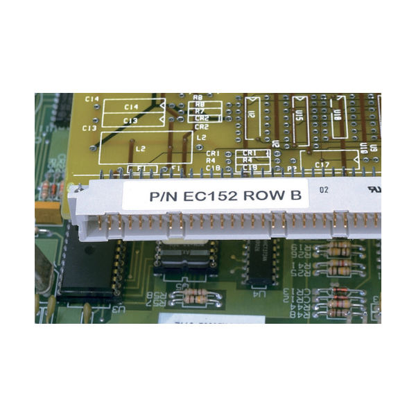 PANDUIT レーザープリンター用ラベル コンポーネントラベル 幅 19.1mm x 高さ6.4mm ポリエステル 白 10，000 枚入（直送品）