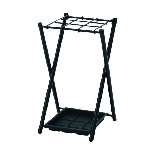 ナカバヤシ カサタテ コンパクトタイプ 9ホンヨウ/ブラック ASD-S9-BK 1台 149-4858（直送品）