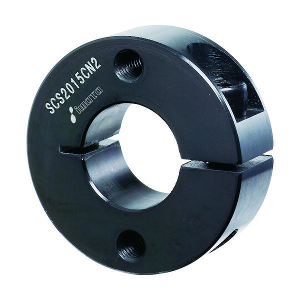 岩田製作所 IWATA スリットカラー 2ネジ 無電解ニッケルメッキ SCS1512MN2 1個 148-9206（直送品）