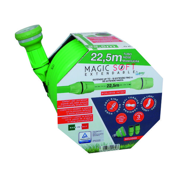 Euroequipe idroeasy マジックソフトホース 13.5X18mm 22.5m MS13225GN-FN 1巻（直送品）