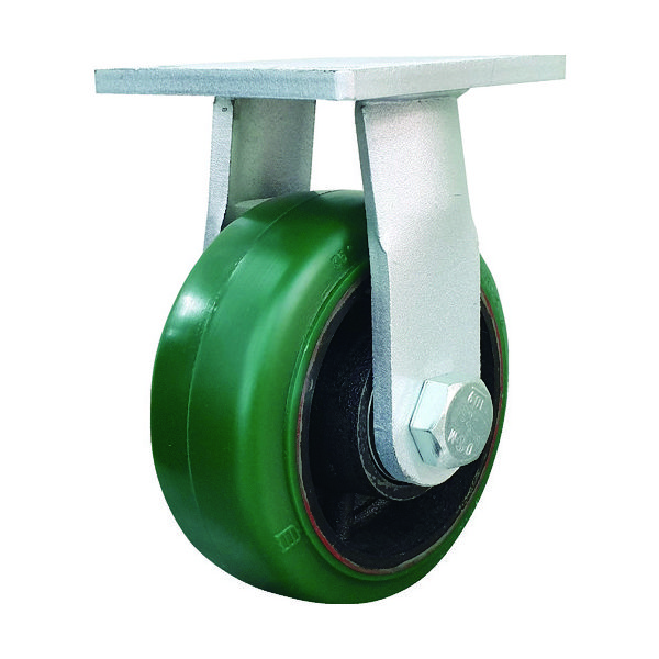 サムソンキャスター SAMSONG 鍛造型 重荷重用 耐熱ウレタン車 固定 152mm TP7360R-01-PCI 1個 161-0457（直送品）