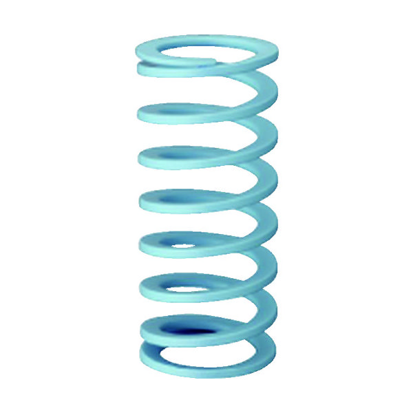 東京発条製作所 東発 高たわみ用強力ばね TUタイプ 65％たわみ 12.5x45 ライトブルー TU12.5X 45 149-5051（直送品）