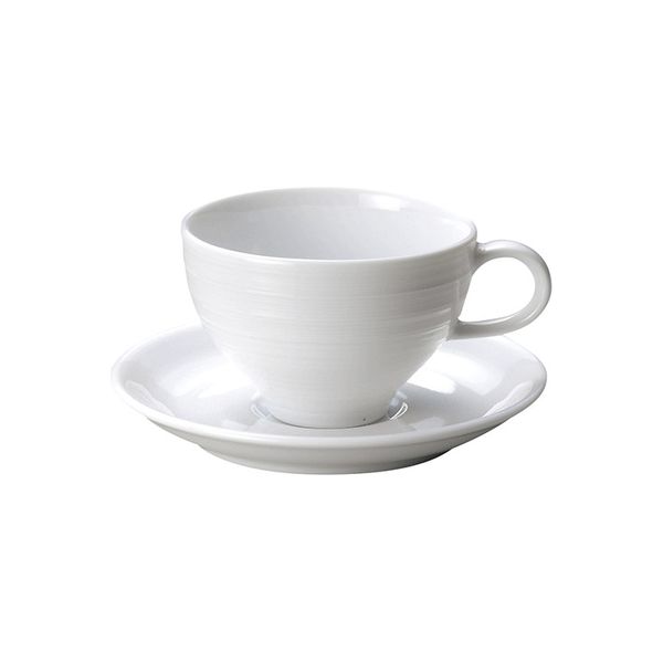 金正陶器 コーヒー碗 -碗皿シリーズ-受皿（グラシア（プレーン）） 17100340 1セット（6個）（直送品）