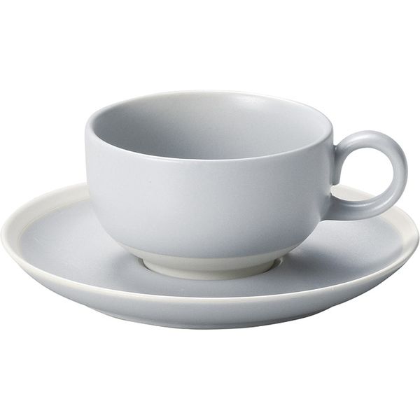 金正陶器 紅茶碗（ソリッドグレー）※カップ(碗)のみ 29245951 1セット(3個)（直送品）